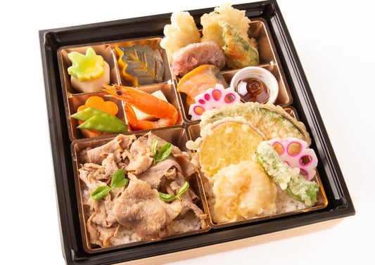 【ききょう】天丼と豚丼の松花堂弁当